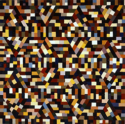 Bay St. Louis, 1973, 72 x 72”, acrylic on canvas