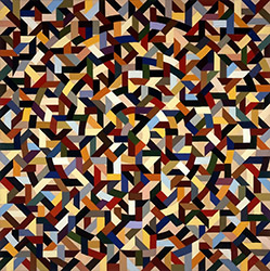 Toomsuba, 1973, 72 x 72”, acrylic on canvas