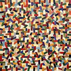 Okalona, 1974, 72 x 72”, acrylic on canvas