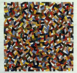 Mendenhall, 1973, 19 ¾  x 24 ¾", color pencil on graph paper