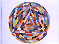 Eupora, 1974, 18 ½ x 18 ¼", watercolor on paper