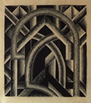 Untitled, 1981, 29 ½ x 27 ¼", charcoal on paper