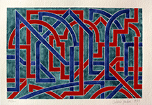 Molino, 1984, 10 ½ x 16" watercolor on paper